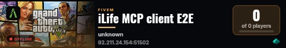 iLife MCP client E2E live status badge