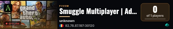 Smuggle Multiplayer | Advanced Roleplay live status badge