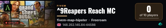 ^9Reapers Reach MC live status badge