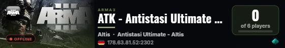 ATK - Antistasi Ultimate - Gicht live status badge