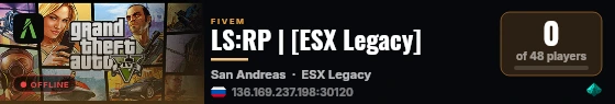 LS:RP | [ESX Legacy] live status badge