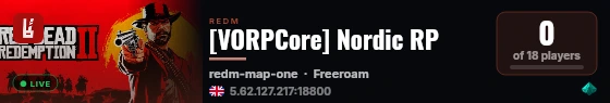[VORPCore] Nordic RP live status badge