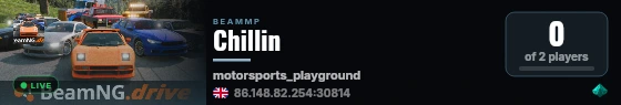 Chillin live status badge