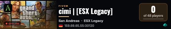 cimi | [ESX Legacy] live status badge