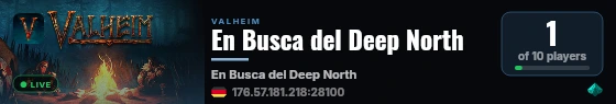 En Busca del Deep North live status badge