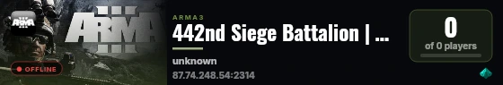 442nd Siege Battalion | Main Operations live status badge