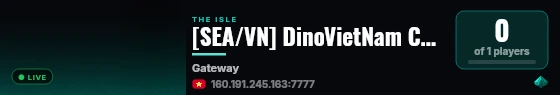 [SEA/VN] DinoVietNam Coming Test Rick | discord.gg/dinovietnam live status badge