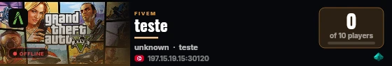 teste live status badge