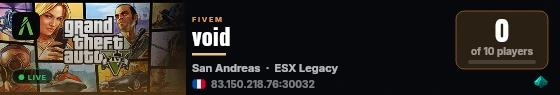 void live status badge