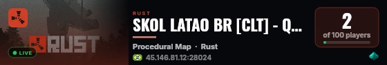 SKOL LATAO BR [CLT] - QUAD - NEXT WIPE 17/09 live status badge