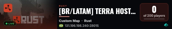 [BR/LATAM] TERRA HOSTIL 10x | SOLO/ DUO/ TRIO | live status badge