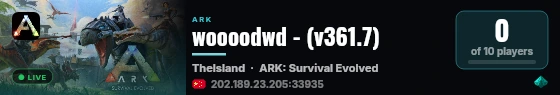 woooodwd - (v361.7) live status badge