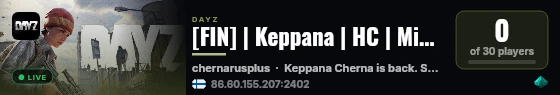 [FIN] | Keppana | HC | Missions live status badge
