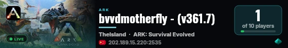 bvvdmotherfly - (v361.7) live status badge