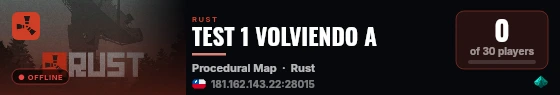 TEST 1 VOLVIENDO A live status badge