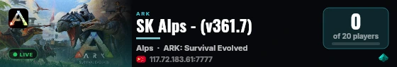 SK Alps - (v361.7) live status badge