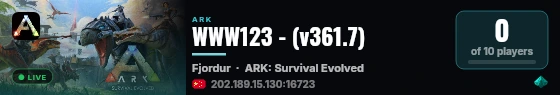 WWW123 - (v361.7) live status badge