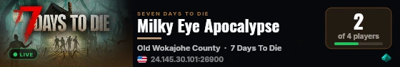 Milky Eye Apocalypse live status badge
