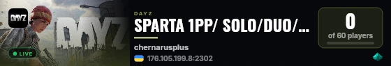 SPARTA 1PP/ SOLO/DUO/TRIO live status badge