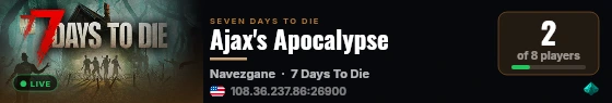Ajax's Apocalypse live status badge
