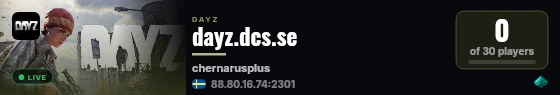 dayz.dcs.se live status badge