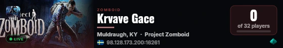 Krvave Gace live status badge