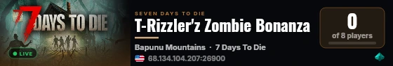 T-Rizzler'z Zombie Bonanza live status badge