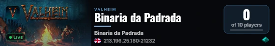 Binaria da Padrada live status badge