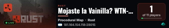 Mojaste la Vainilla? WTN-TEAM live status badge