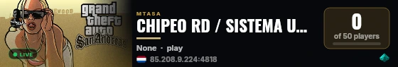 CHIPEO RD / SISTEMA UNICO / live status badge