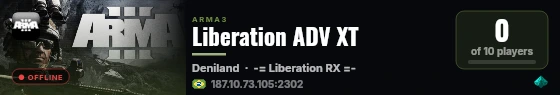 Liberation ADV XT live status badge