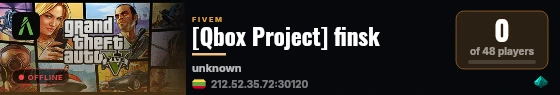 [Qbox Project] finsk live status badge