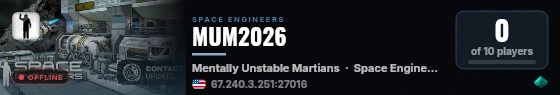 MUM2026 live status badge
