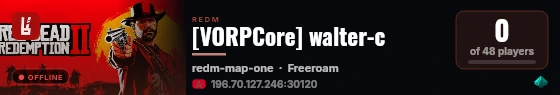 [VORPCore] walter-c live status badge