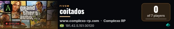 coitados live status badge