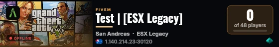 Test | [ESX Legacy] live status badge
