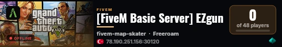 [FiveM Basic Server] EZgun live status badge