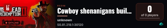 Cowboy shenanigans built with VORPCore! live status badge