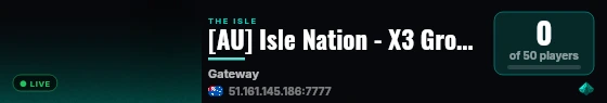 [AU] Isle Nation - X3 Growth | DOUBLE XP Weekends! live status badge