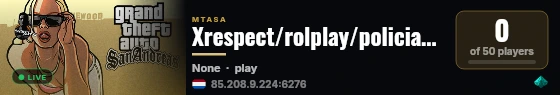 Xrespect/rolplay/policia/staffs activos/y mas live status badge