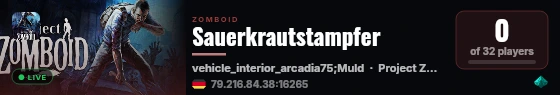 Sauerkrautstampfer live status badge