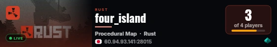 four_island live status badge