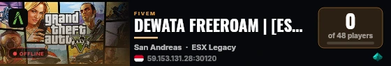 DEWATA FREEROAM | [ESX Legacy] live status badge