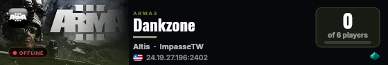 Dankzone live status badge