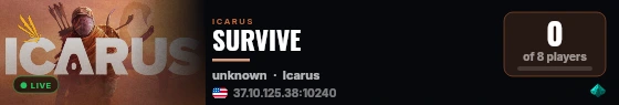 SURVIVE live status badge