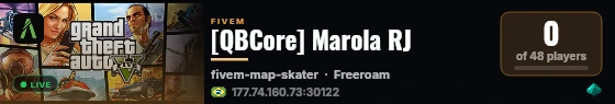 [QBCore] Marola RJ live status badge