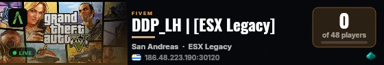DDP_LH | [ESX Legacy] live status badge