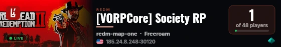 [VORPCore] Society RP live status badge