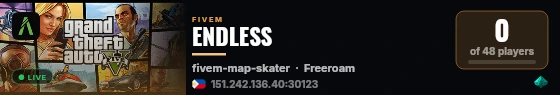 ENDLESS live status badge