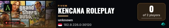 KENCANA ROLEPLAY live status badge